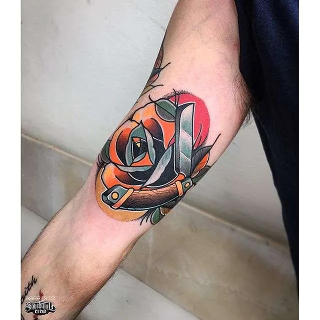 Tattoo artist Aber Tattooer - color neotraditional tattoo  | Тату мастер Aber Tattooer - цветные неотрад тату